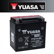 [무료완충이벤트] 유아사 미국 YTX14-BS 무보수 배터리-12V,12A