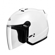 SOL 27S 유광 화이트 LED 오픈페이스 헬멧