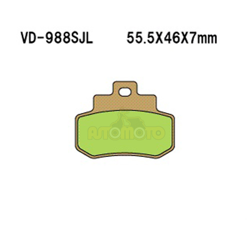 VESRAH 베스라 KYMCO GRAND DINK 250(01-10) 브레이크패드, VD-988SJL