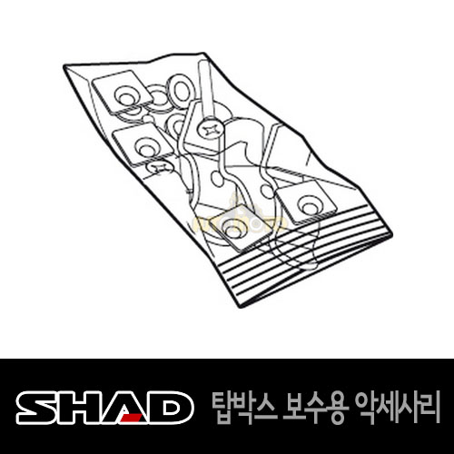 SHAD 탑박스 악세사리 - SH33 보수용 탑플레이트 스크류세트