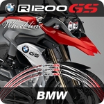 모토스티커 BMW R1200GS 고급형 4D 휠테이프 휠라인 휠데칼 휠스티커