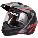 EVS T5 Dual Sport Venture Helmet T5 듀얼헬멧 풀페이스 - 무광블랙/레드