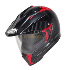 SUOMY 수오미 MX TOURER 스페셜 철광색/레드 풀페이스 헬멧
