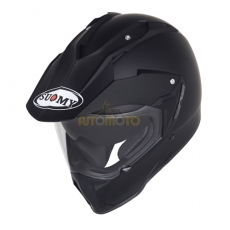 SUOMY 수오미 MX TOURER 플레인 무광 블랙 풀페이스 헬멧