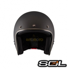 SOL AO-1 MATT BLACK 오픈페이스 헬멧