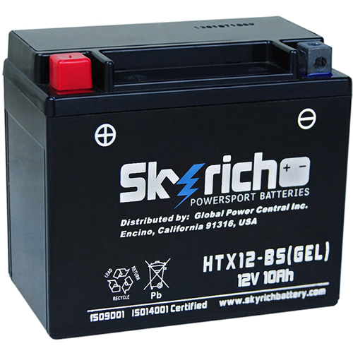 SKYRICH 스카이리치 HTX12-BS 로드윈배터리,코멧배터리(인젝션),VRF1000F배터리 (AGM 젤타입배터리)
