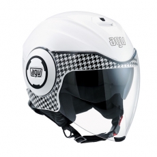 AGV FLUID DRESSCODE WHITE 선바이져 내장 오픈페이스 헬멧