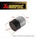 AKRAPOVIC 아크라포빅 CBR650F 머플러전용촉매, CB650F 머플러촉매(14~16) P-KAT-040 62Ø