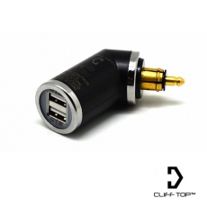 Cliff-Top 클리프탑 BMW바이크 시거잭전용 USB젠더 (꺽임형) 4.6A