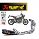 AKRAPOVIC 아크라포빅 XSR900 풀시스템카본머플러/레이싱라인(16~) S-Y9R2-AFC