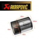 AKRAPOVIC 아크라포빅 공용머플러촉매, XSR900머플러촉매, XSR700머플러촉매(16~) - P-KAT-051 62/62.5Ø