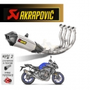 AKRAPOVIC 아크라포빅 MT-10 풀시스템 티탄머플러/레이싱라인(16~) - S-Y10R14-HX2T