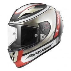 LS2 FF323 ARROW C EVO INDY WHITE BLACK RED 풀카본 풀페이스 헬멧(핀락필름 포함)