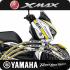 모토스티커 야마하 X-MAX300 휠테이프, 휠스티커 - 60주년 YELLOW (A-type)