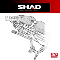 [무료장착이벤트] SHAD MT-09 트레이서 (18~) 사이드케이스 브라켓 (SH23/SH36 전용) - Y0TR98IF (3P 시스템)