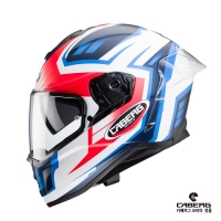 CABERG DRIFT GAMMA MATT WHITE RED BLUE 풀페이스 헬멧