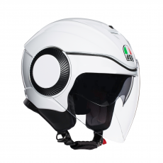 AGV ORBYT GLOSSY WHITE 선바이져 내장 오픈페이스 헬멧