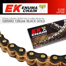 EK CHAIN QUADRA-X-RING 520체인 내구성지수 1500 - 520SRX2-120L 블랙골드