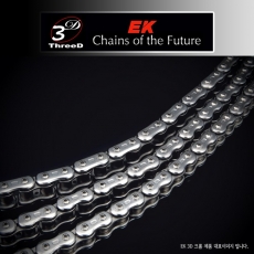 EK CHAIN NX-RING 3D 520체인 로드레이스용 - 520R-120L 크롬