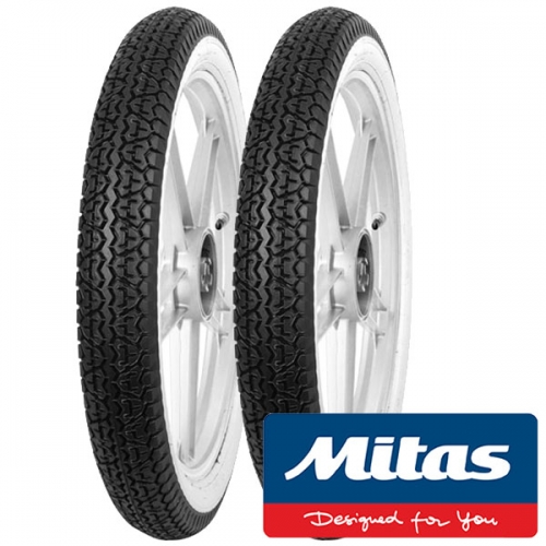 MITAS 미타스 백테타이어 2 3/4-17 C125,슈퍼커브 타이어 1EA