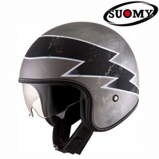 SUOMY 수오미 ROKK 마그넷 무광 실버/화이트 오픈페이스 헬멧