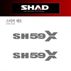 SHAD SH59X 탑케이스전용 보수용 스티커세트 D1B59ETR