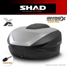 [무료장착이벤트] SHAD SH59X 가변형 59L 레이저키 탑박스 알루미늄커버 기본사양 - D059200