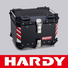 HARDY HD45 알루미늄 탑박스 45리터 (블랙) 등받이포함