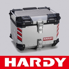 HARDY HD45 알루미늄 탑박스 45리터 (실버) 등받이포함