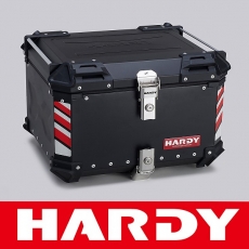 HARDY HD55 알루미늄 탑박스 55리터 (블랙) 등받이포함
