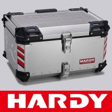 HARDY HD65 알루미늄 탑박스 65리터 (실버) 등받이포함