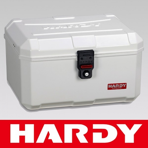 HARDY HD100 WHITE+PLATE SETS 플라스틱 탑박스 100리터 플레이트 세트 (화이트)