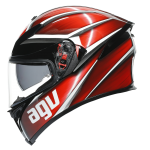 AGV K-5 SV TEMPEST BLACK RED 풀페이스 헬멧