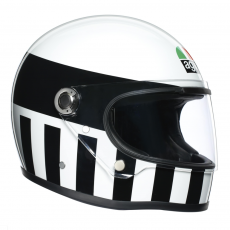 AGV X3000 INVICTUS WHITE BLACK 클래식 풀페이스 헬멧