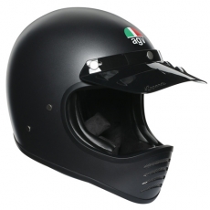 AGV X101 MATT BLACK 클래식 더트 풀페이스 헬멧