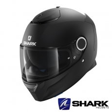 SHARK 샤크헬멧 SPARTAN BLANK KMA 무광블랙 풀페이스 헬멧 [핀락 증정]