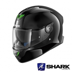 SHARK 샤크헬멧 SKWAL2 BLANK BLACK LED헬멧 풀페이스 [핀락 증정]