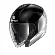 SHARK 샤크헬멧 CITYCRUISER DUAL SILVER BLACK SKS 오픈페이스 헬멧