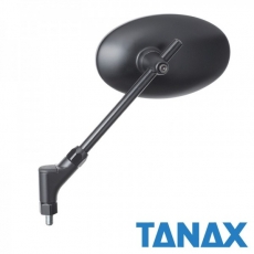 TANAX 정품 프리미엄 오토바이 백미러 AB2-104-10 클래시컬2 미러 10mm 정방향 - 블랙