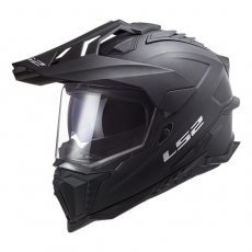 LS2 MX701 EXPLORER 무광 검정 듀얼 풀페이스 헬멧