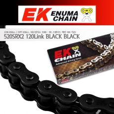 EK CHAIN QUADRA-X-RING 520체인 내구성지수 1500 - 520SRX2-120L 블랙/블랙