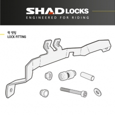 SHAD 샤드 락스 락핏팅 X-MAX125/300/400(17~21),TRICITY300(20~21) Y0XM11SC