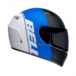 BELL 벨 퀄리파이어 어센트 무광 블랙/블루 풀페이스 헬멧