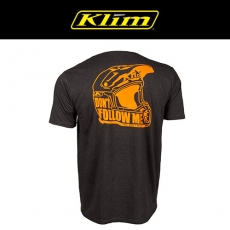 KLIM(클라임) 돈 팔로우 모토 티셔츠 - 블랙