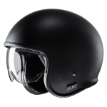 HJC V30 S/F BLACK 레트로 오픈페이스 헬멧 / 선바이저 기본장착