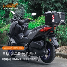 [무료장착이벤트] LOBOO 로부 XMAX300(21~) 탑박스+브라켓+지지대 (파이크트레커/티벳)