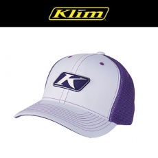 KLIM(클라임) 아이콘 스냅 모자 - 화이트 딥퍼플