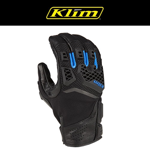 KLIM(클라임) 바하 S4 글러브 - 블랙 키네틱 블루