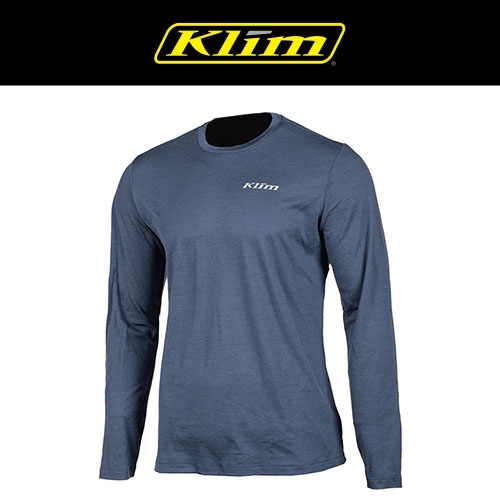 KLIM(클라임) 테톤 메리노 울 긴팔셔츠 - 블루
