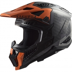 LS2 MX703 X-FORCE VICTORY TITANIUM ORANGE 빅토리 타이탄 오렌지 오프로드 헬멧